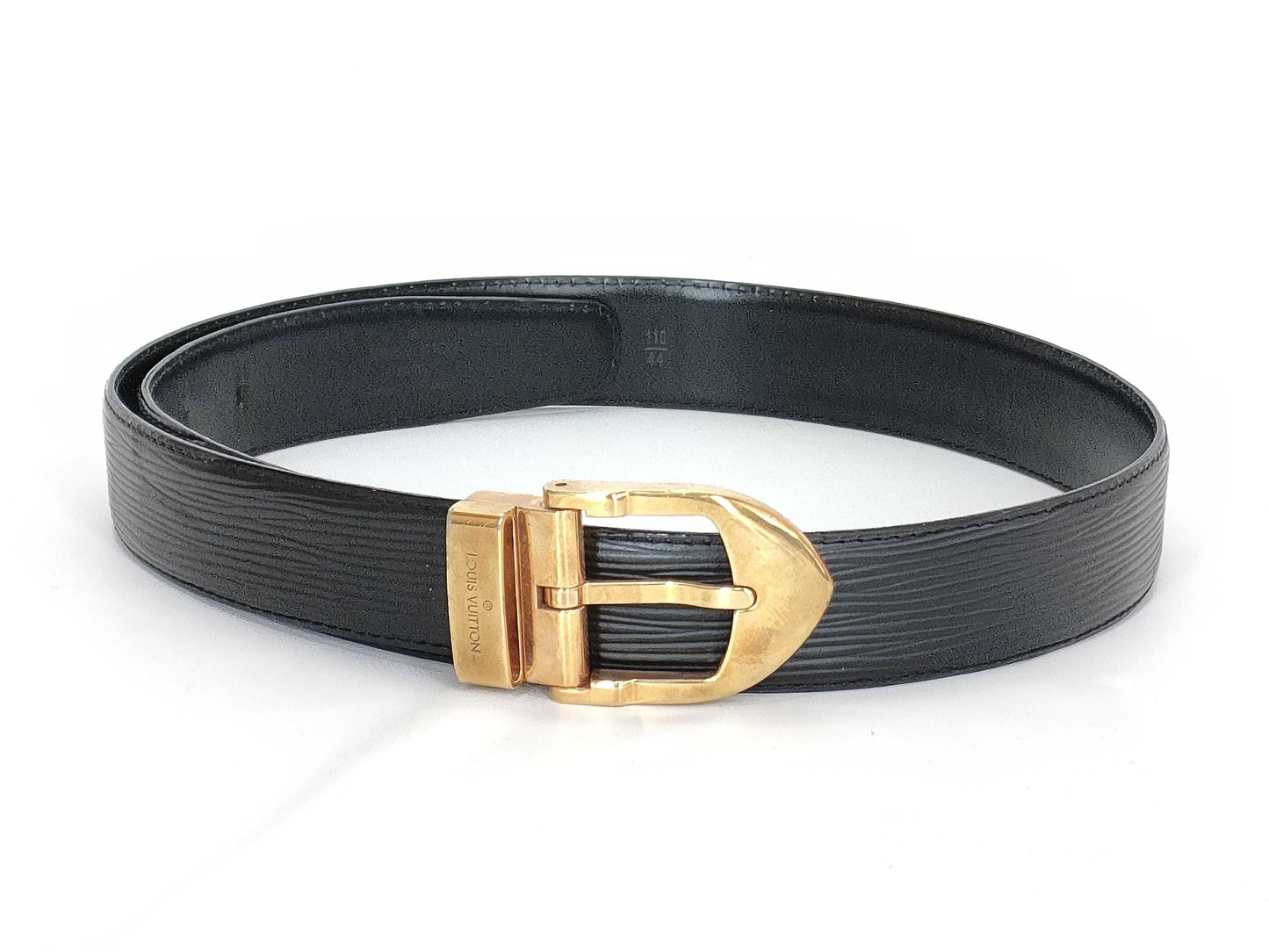 LOUIS VUITTON Epi Leather Belt, Santur Classic M6832Q/VI1909