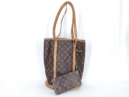 LOUIS VUITTON Monogram Bucket GM M42236/FL0060 Pouch Tote Bag