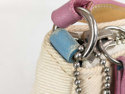 COACH floral print handbag