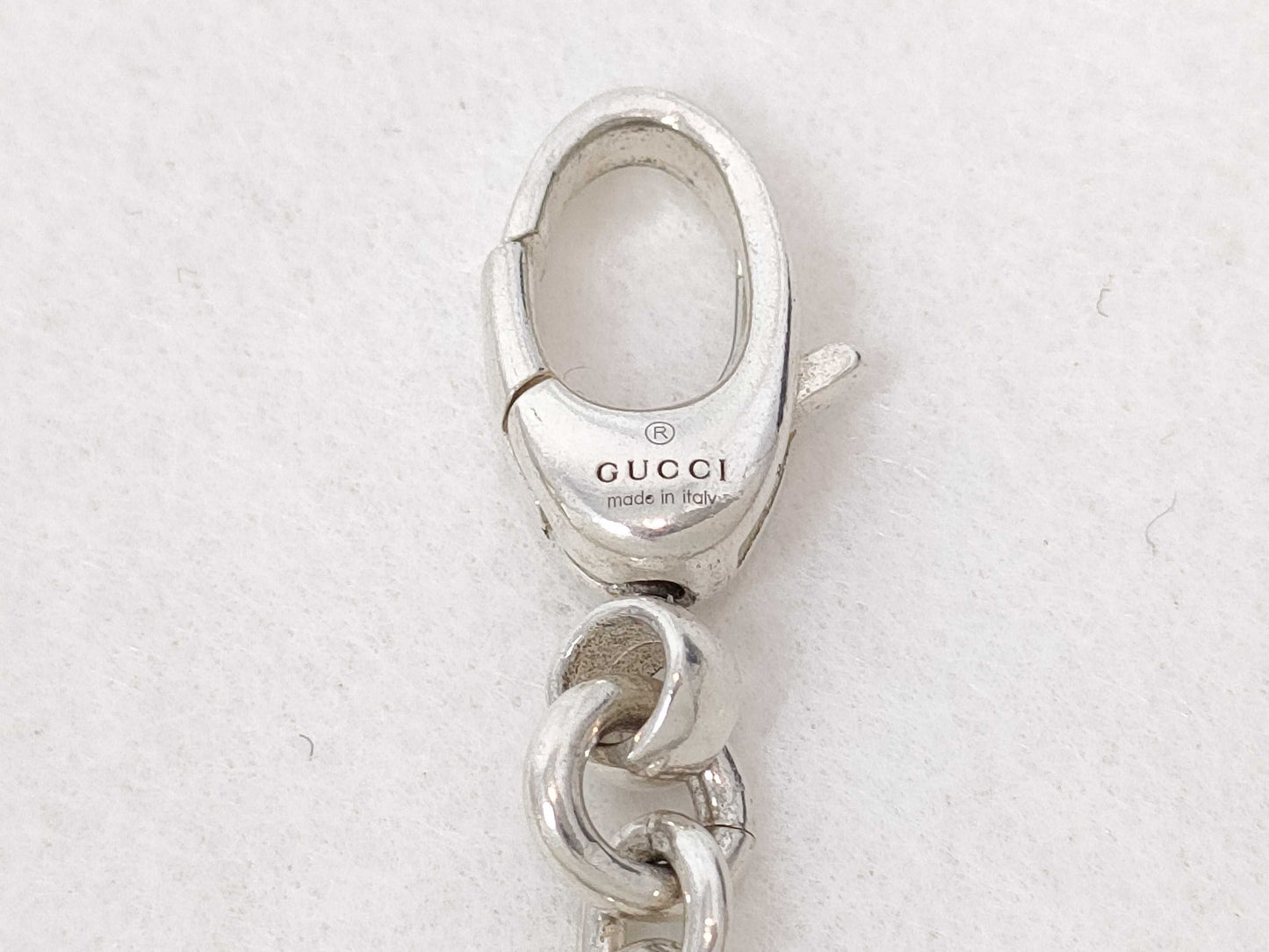 GUCCI Interlocking G Necklace 925 26g Necklace