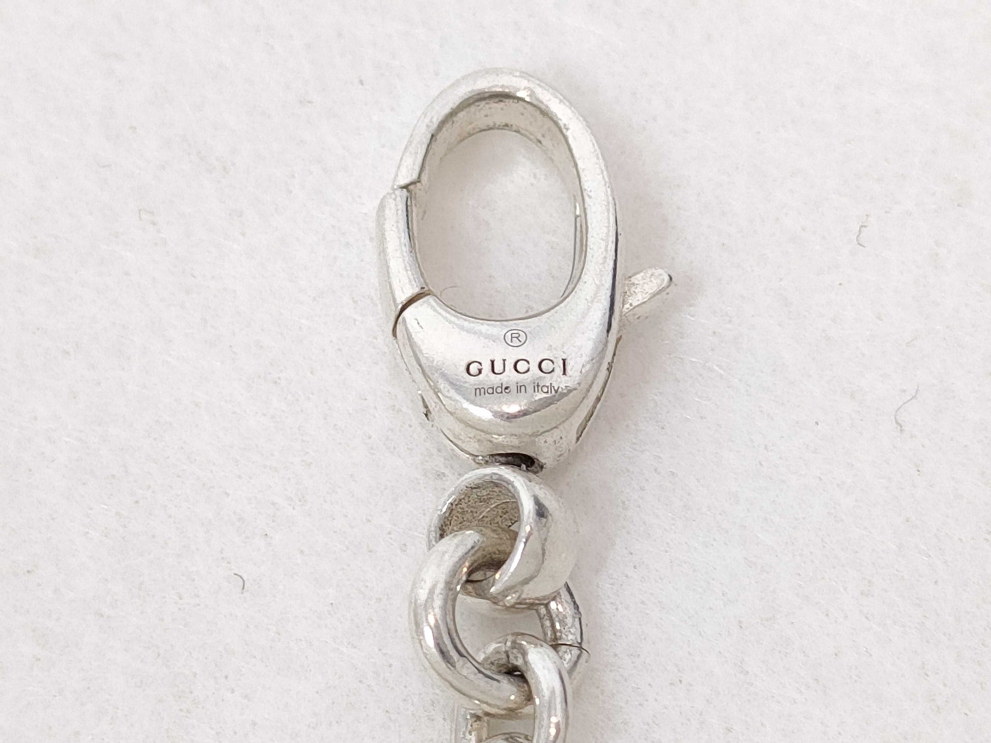 GUCCI Interlocking G Necklace 925 26g Necklace