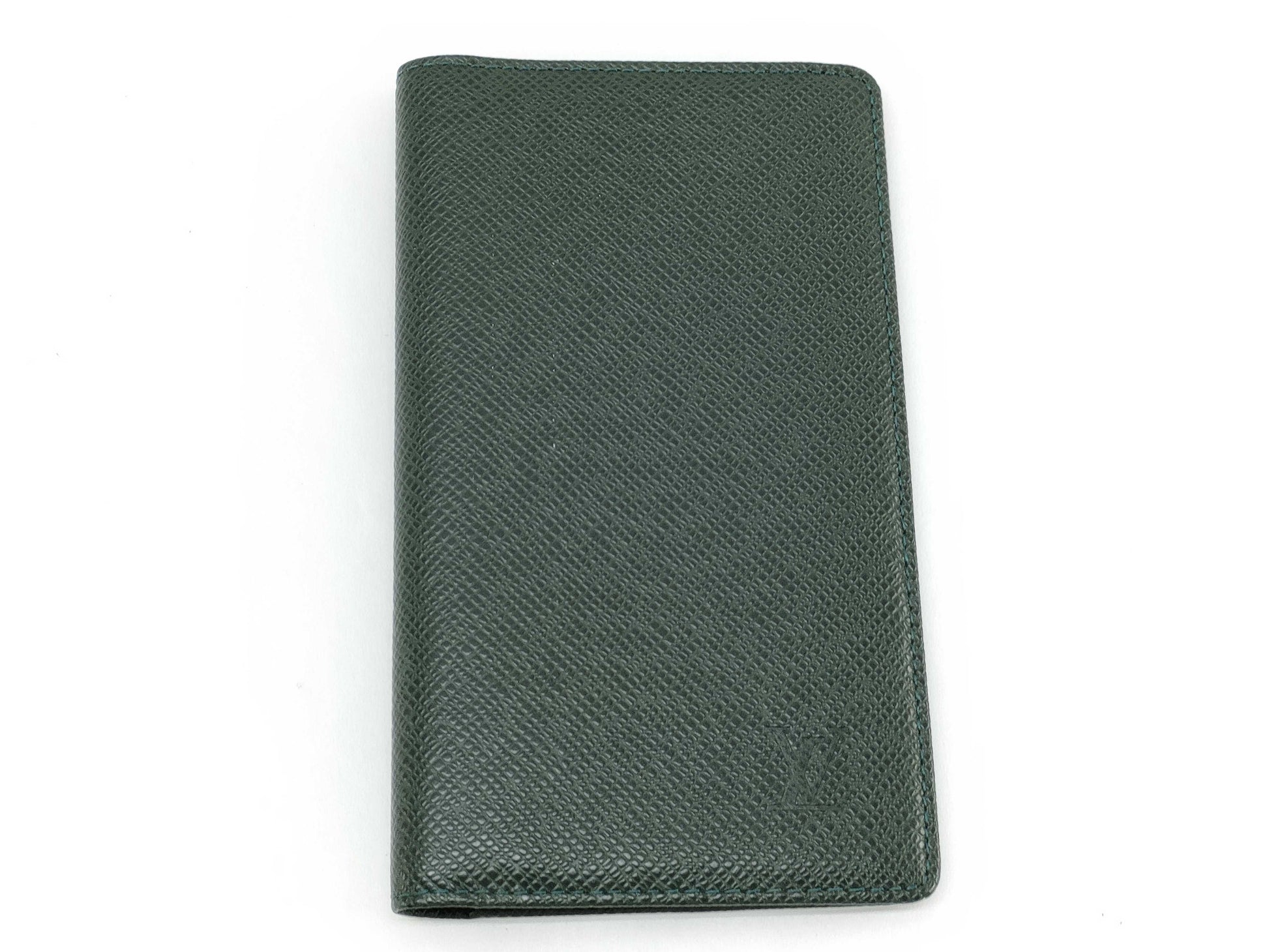 LOUIS VUITTON Taiga Agenda Poche R20405/CA1001 Green Planner Cover