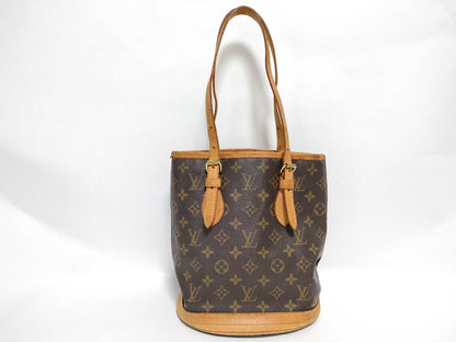 LOUIS VUITTON Monogram LV Petit Bucket M42238 Monogram Tote Bag