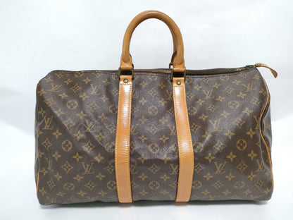 LOUIS VUITTON Monogram LV Keepall 45 M41428 Monogram Boston Bag