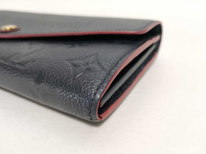 LOUIS VUITTON Monogram Empreinte LV Portefeuille Sarah M62125 Monogram Empreinte Wallet
