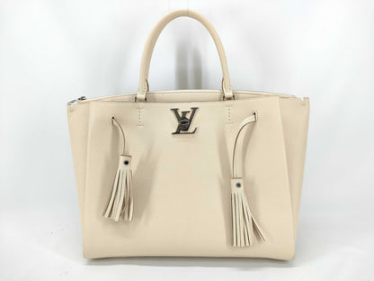 LOUIS VUITTON Lockme 2-way tote bag, beige, handbag