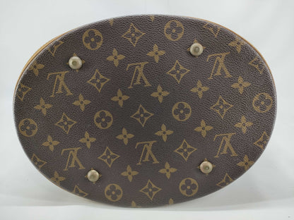 LOUIS VUITTON Monogram Bucket GM Tote Bag