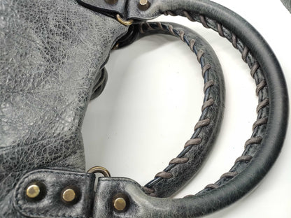 BALENCIAGA City Leather 2-Way Handbag