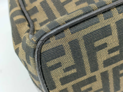 FENDI Zucca pattern pouch with locking hardware