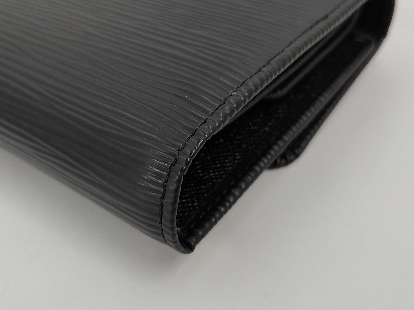 LOUIS VUITTON Epi Wallet Black Wallet