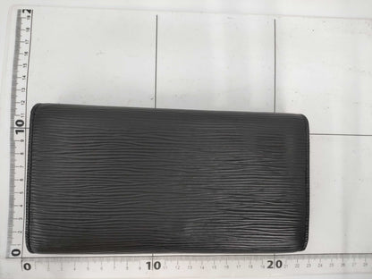 LOUIS VUITTON Epi Wallet Black Wallet