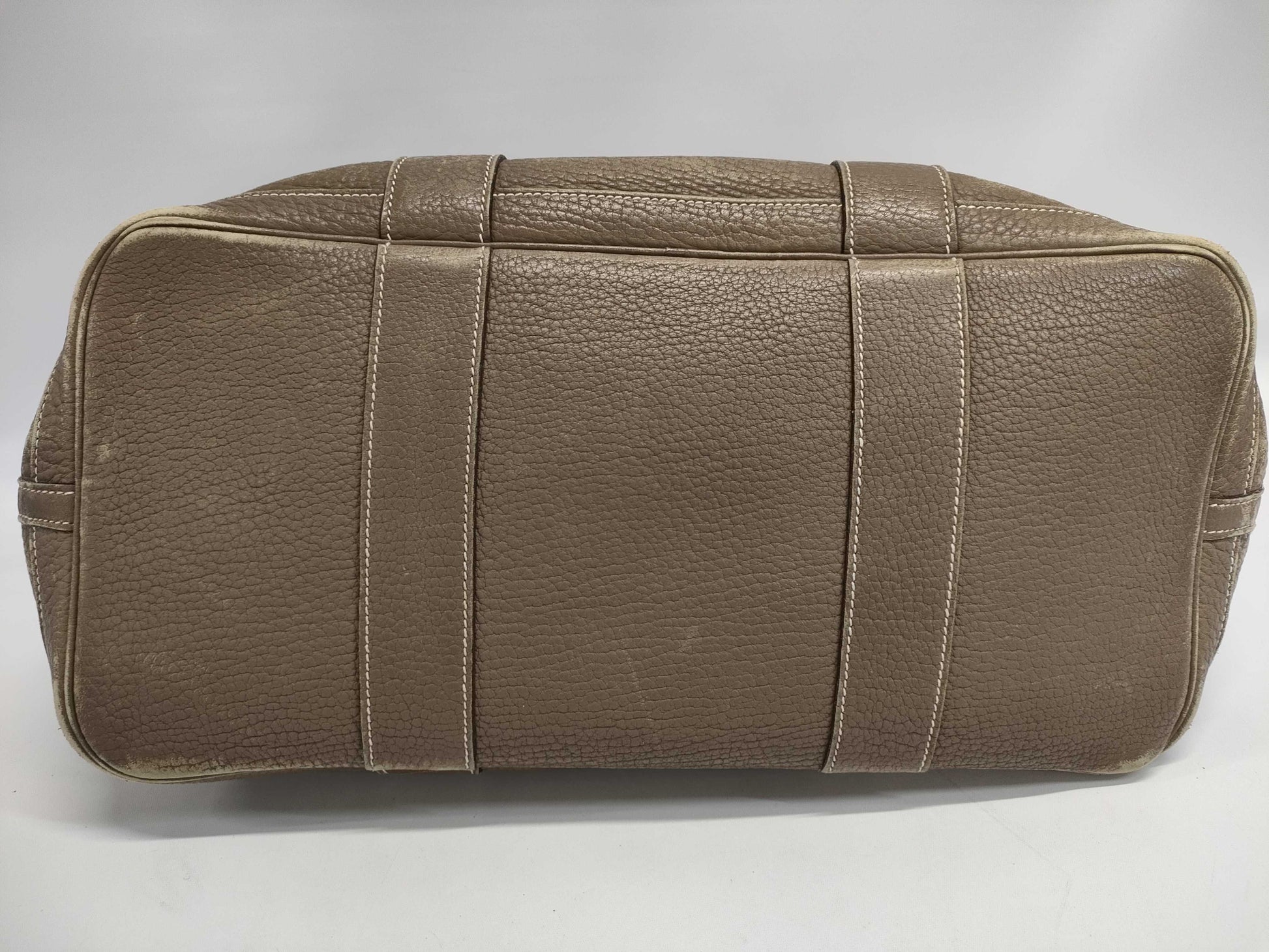 HERMES Garden Party PM □N Stamp 2010 Negonda Etoupe Tote Bag