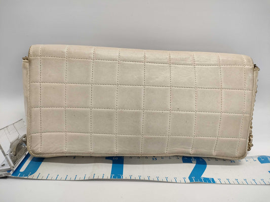 CHANEL Chocolate Bar Coco Mark Chain Shoulder Bag with GD Hardware, Beige Seal, 7925822 Shoulder Bag