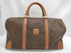 CELINE Macadam Boston Bag in Brown Leather with Padlock