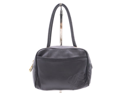 LOEWE Nappa Leather Anagram Handbag Black Handbag