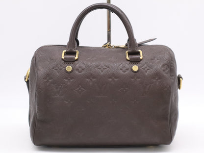 LOUIS VUITTON Monogram Empreinte M40761 Monogram Empreinte Speedy Bandouliere 25 Tail Handbag