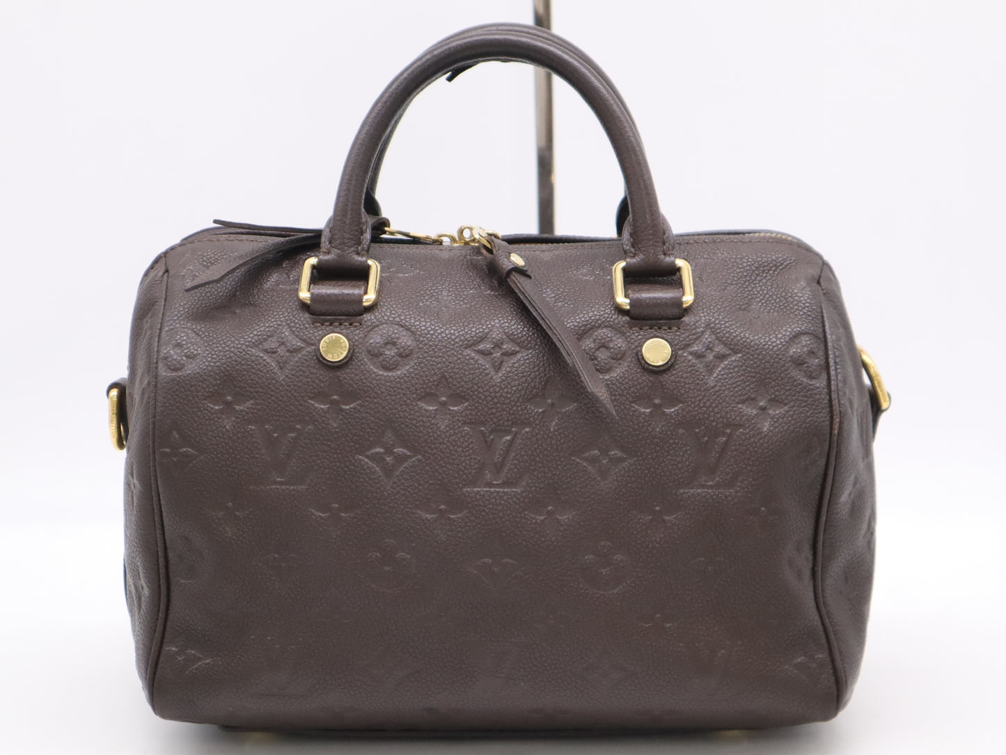LOUIS VUITTON Monogram Empreinte M40761 Monogram Empreinte Speedy Bandouliere 25 Tail Handbag