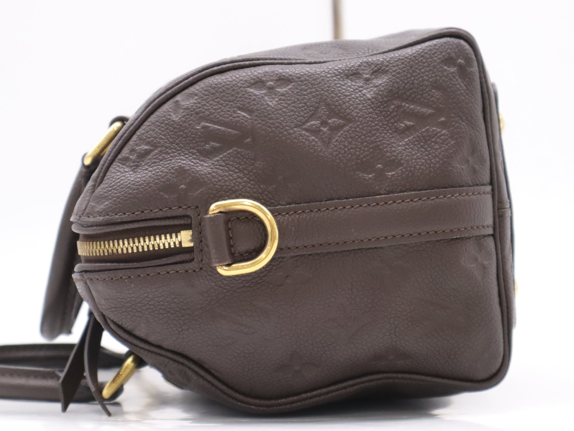 LOUIS VUITTON Monogram Empreinte M40761 Monogram Empreinte Speedy Bandouliere 25 Tail Handbag