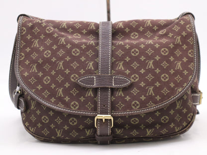 LOUIS VUITTON Monogram Mini Lance M95227 Mini Lance Saumur 30 Ebene Shoulder Bag