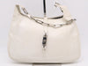 GUCCI 001-4015 Leather Chain Shoulder Bag White Shoulder Bag