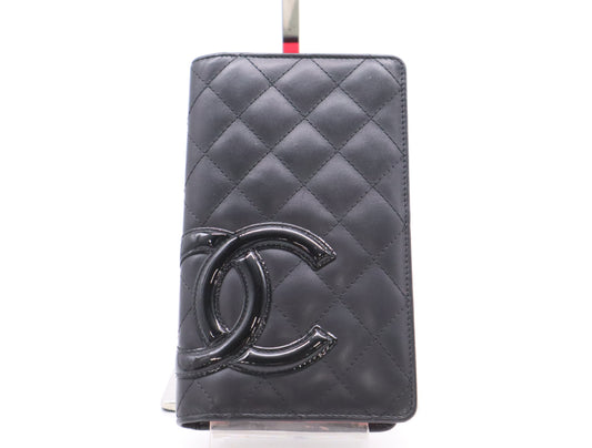 CHANEL Cambon Cambon Line Wallet with Coco Mark, Black, 195679555 Wallet