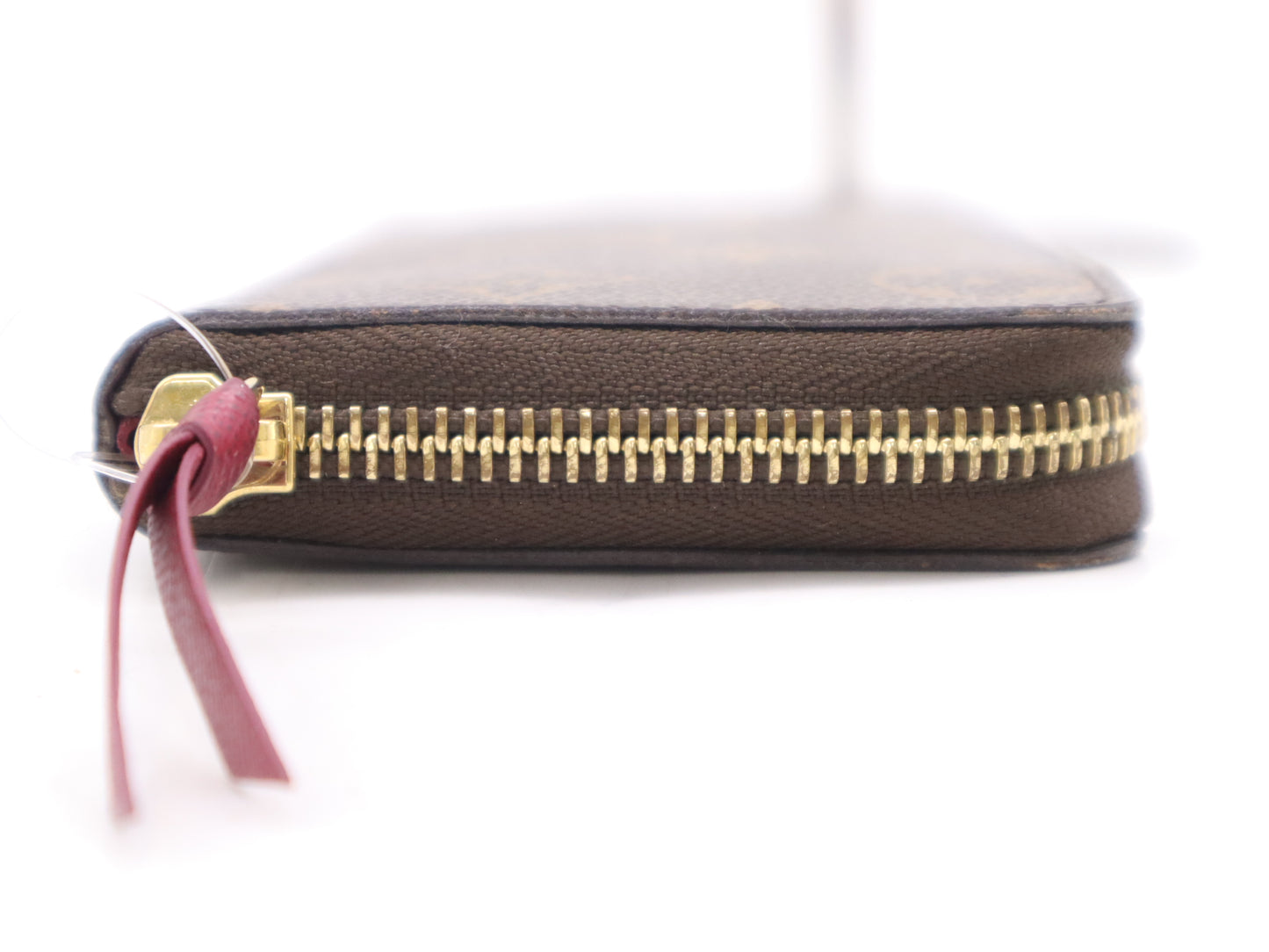 LOUIS VUITTON Monogram M60742 Monogram Portefeuille Clemence Fuchsia Wallet