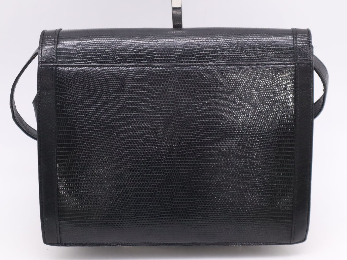 Yves Saint Laurent Leather Shoulder Bag Black Shoulder Bag