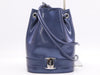 Salvatore Ferragamo Vara Patent Leather Shoulder Bag, Blue, Drawstring Style