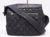 CHANEL Coco Cocoon Nylon Shoulder Bag with Quilted Sterling Silver Hardware and Black Seal, 17326391