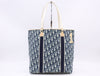 Dior Trotter Canvas x Enamel Trotter Pattern Tote Bag Blue White Tote Bag