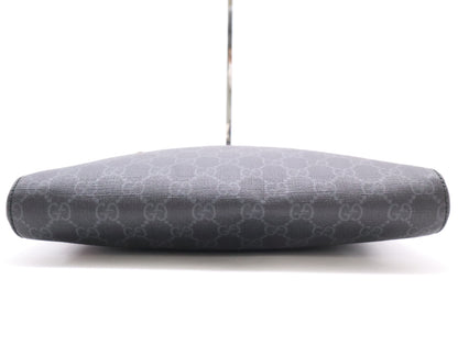 GUCCI GG Supreme 474137 GG Supreme Messenger Bag Black/Gray Shoulder Bag