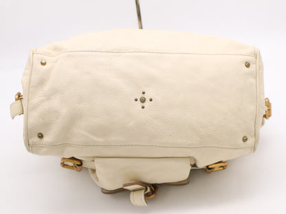 Chloe 02-06-53 Leather Paddington Handbag with Padlock and Key