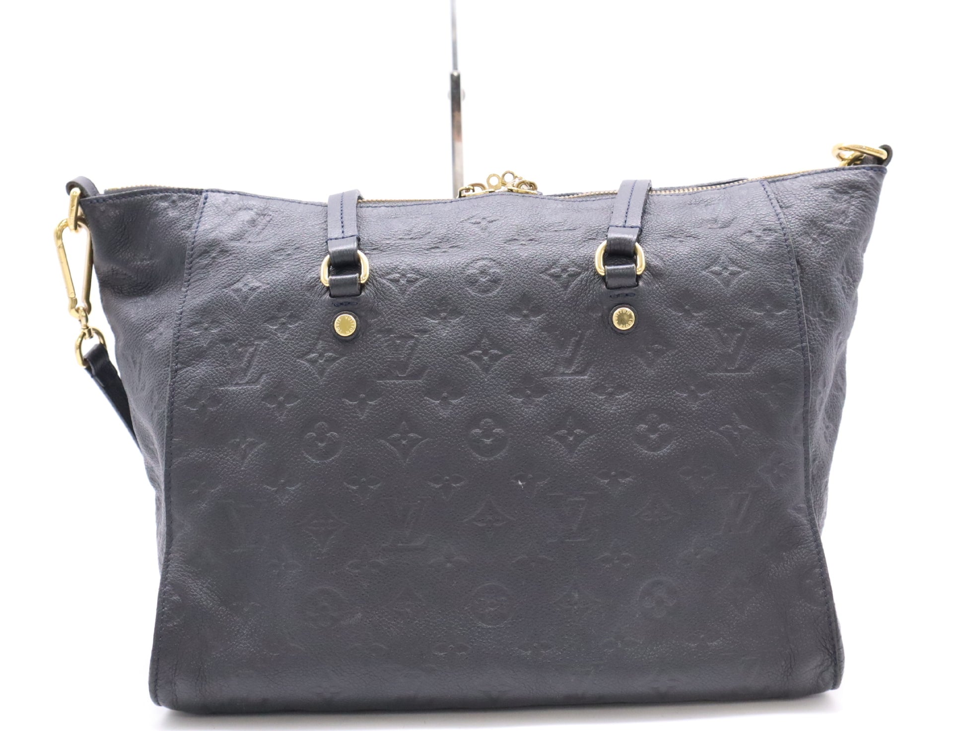 LOUIS VUITTON Monogram Empreinte M93410 Empreinte Lumineuse PM Tote Bag with Shoulder Strap