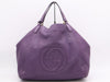 GUCCI Soho Leather Tote Bag Purple Shoulder Bag