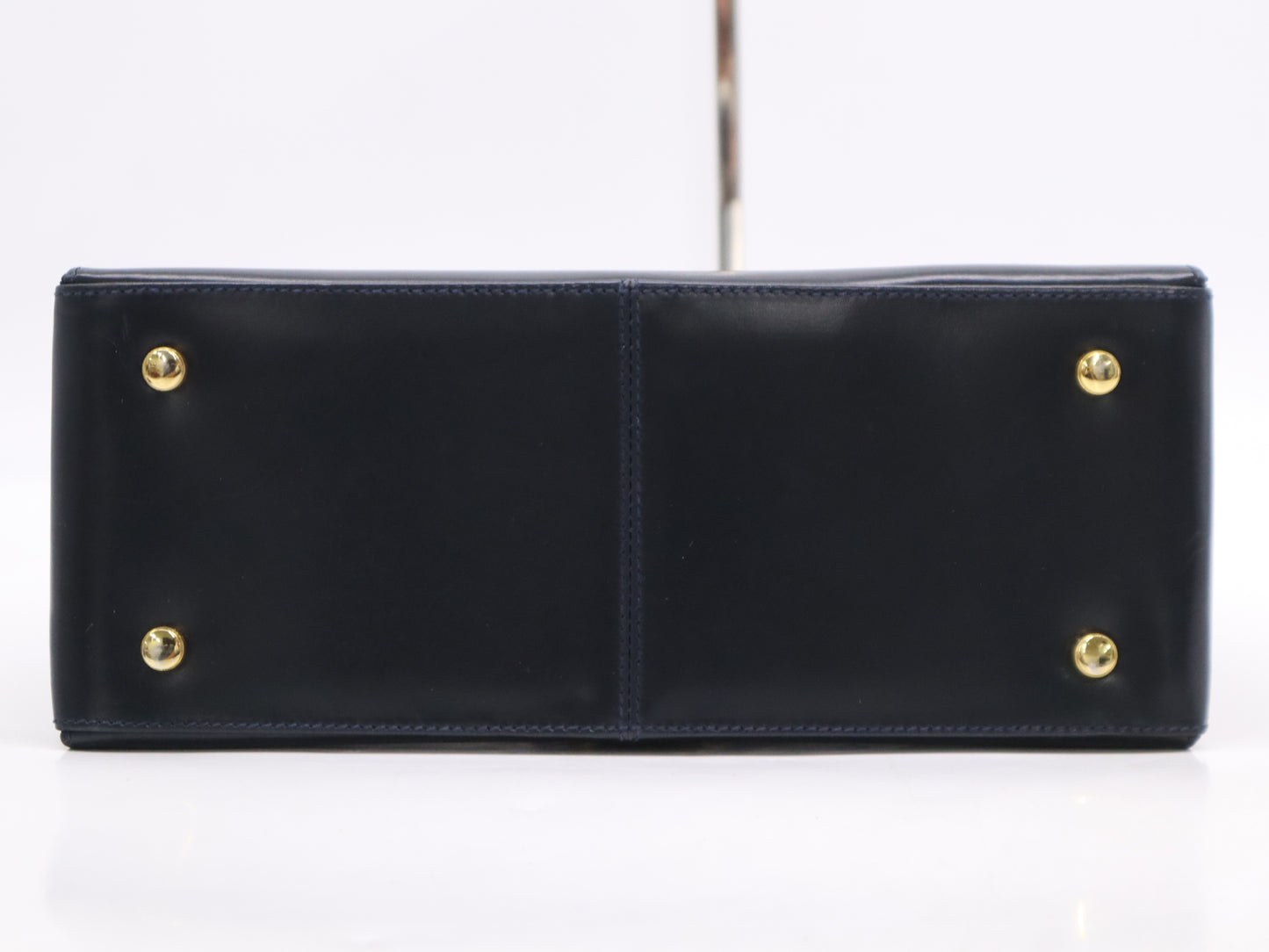 Salvatore Ferragamo Gancini Calfskin Handbag in Black with Shoulder Strap