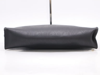 Dior Leather Second Bag Clutch Bag Black with Dust Bag