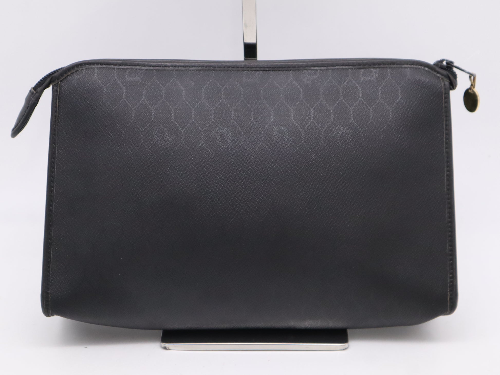 Dior Leather Second Bag Clutch Bag Black with Dust Bag