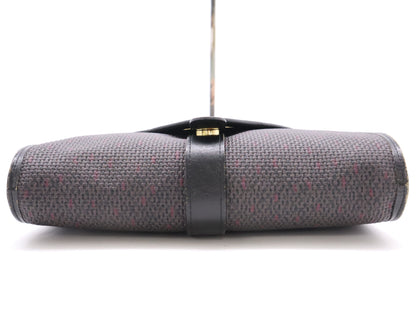 Yves Saint Laurent Leather Triangle Plate Shoulder Bag