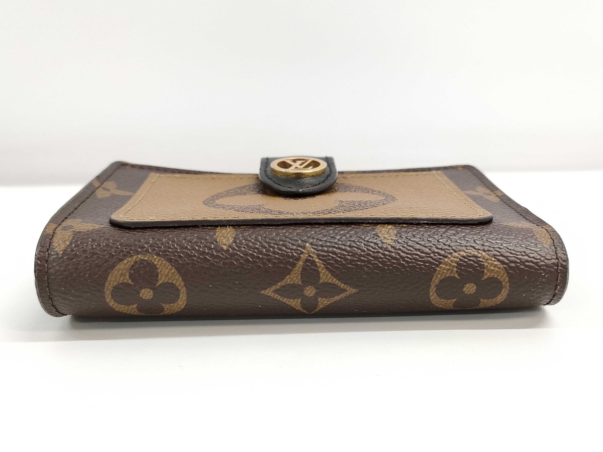 LOUIS VUITTON M69432 Monogram Giant Reverse Portefeuille Juliette Wallet, RFID Verified, Box and Dust Bag Included