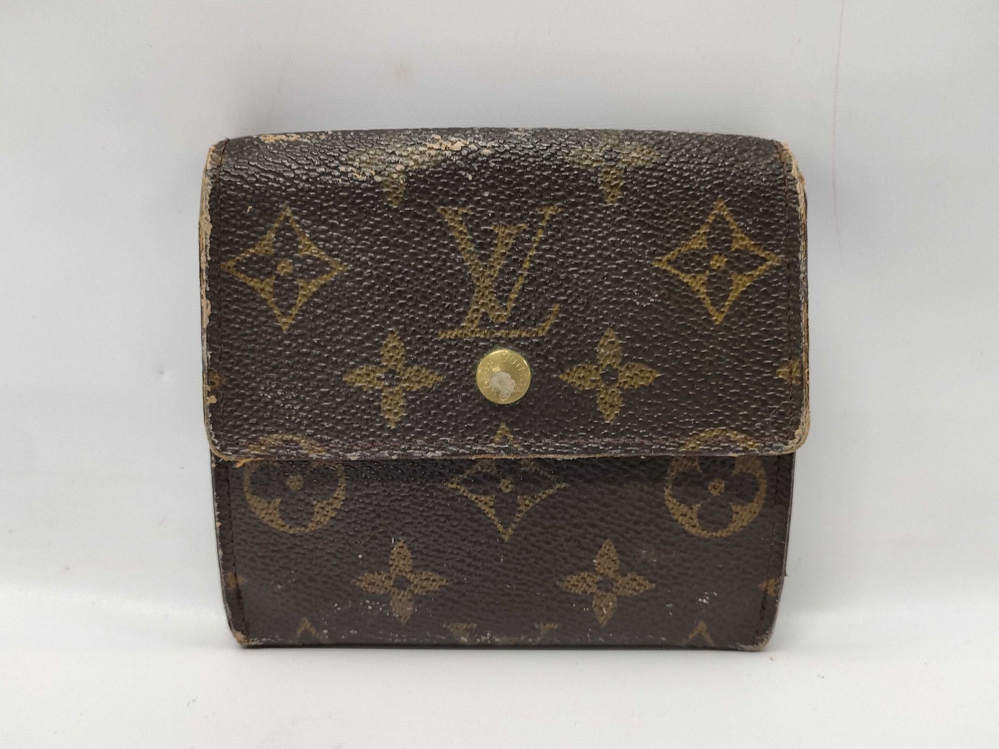 LOUIS VUITTON M61652 Monogram Porte Monnaie Bi-Europe Carte Credit Wallet