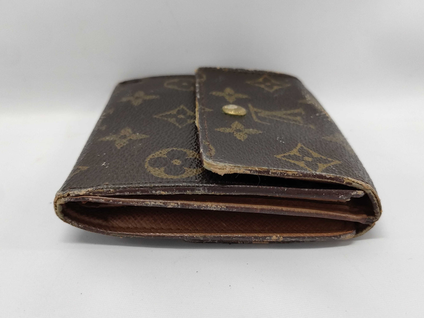 LOUIS VUITTON M61652 Monogram Porte Monnaie Bi-Europe Carte Credit Wallet