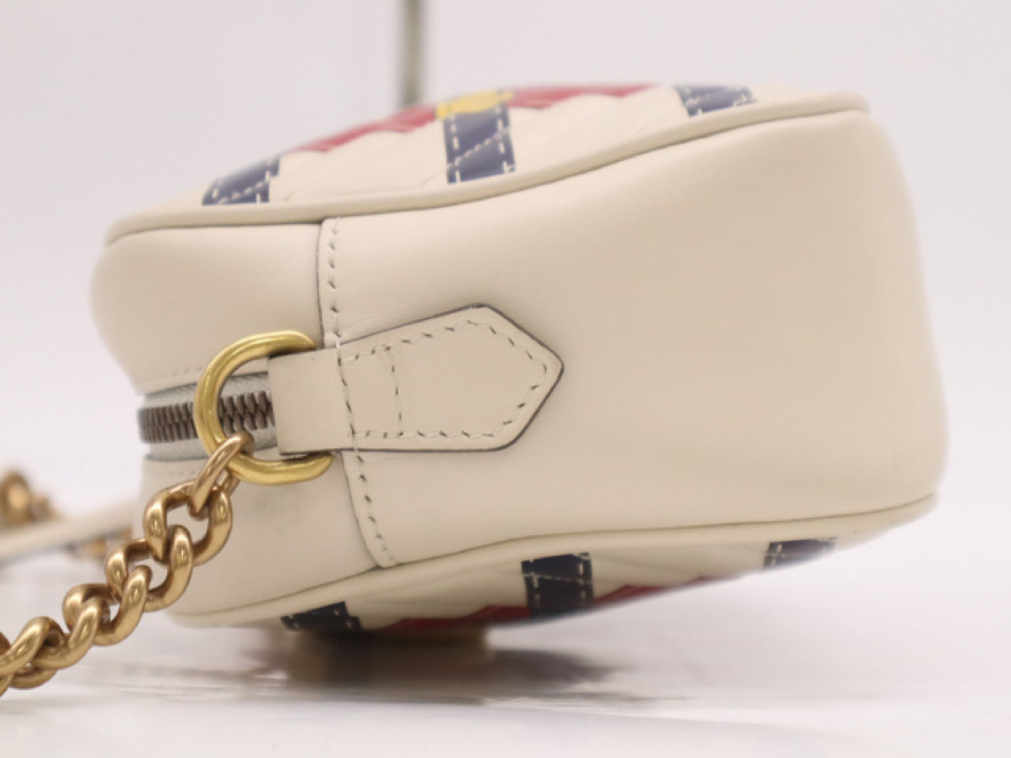 GUCCI GG 447632 Leather GG Marmont Quilted Shoulder Bag 520981 Shoulder Bag