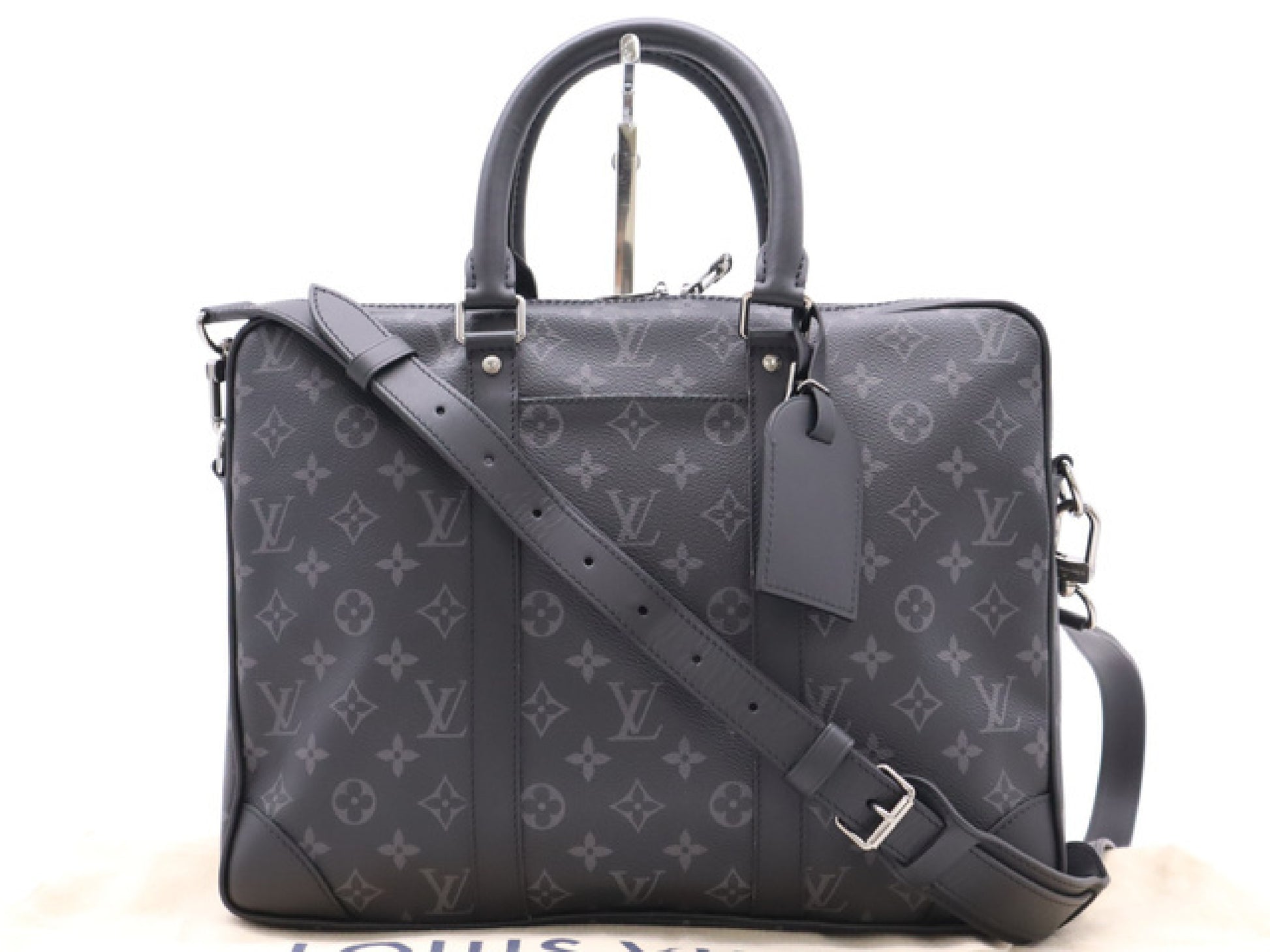 LOUIS VUITTON M46457 Monogram Eclipse Sport Document Voyage Business Bag