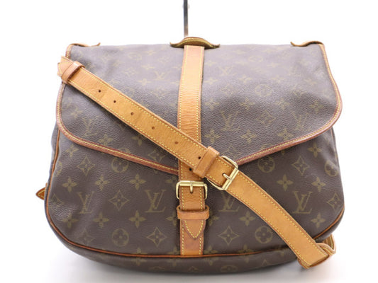LOUIS VUITTON Monogram M42254 Monogram Saumur 35 Shoulder Bag