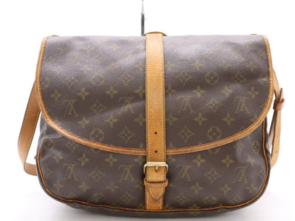 LOUIS VUITTON Monogram M42254 Monogram Saumur 35 Shoulder Bag