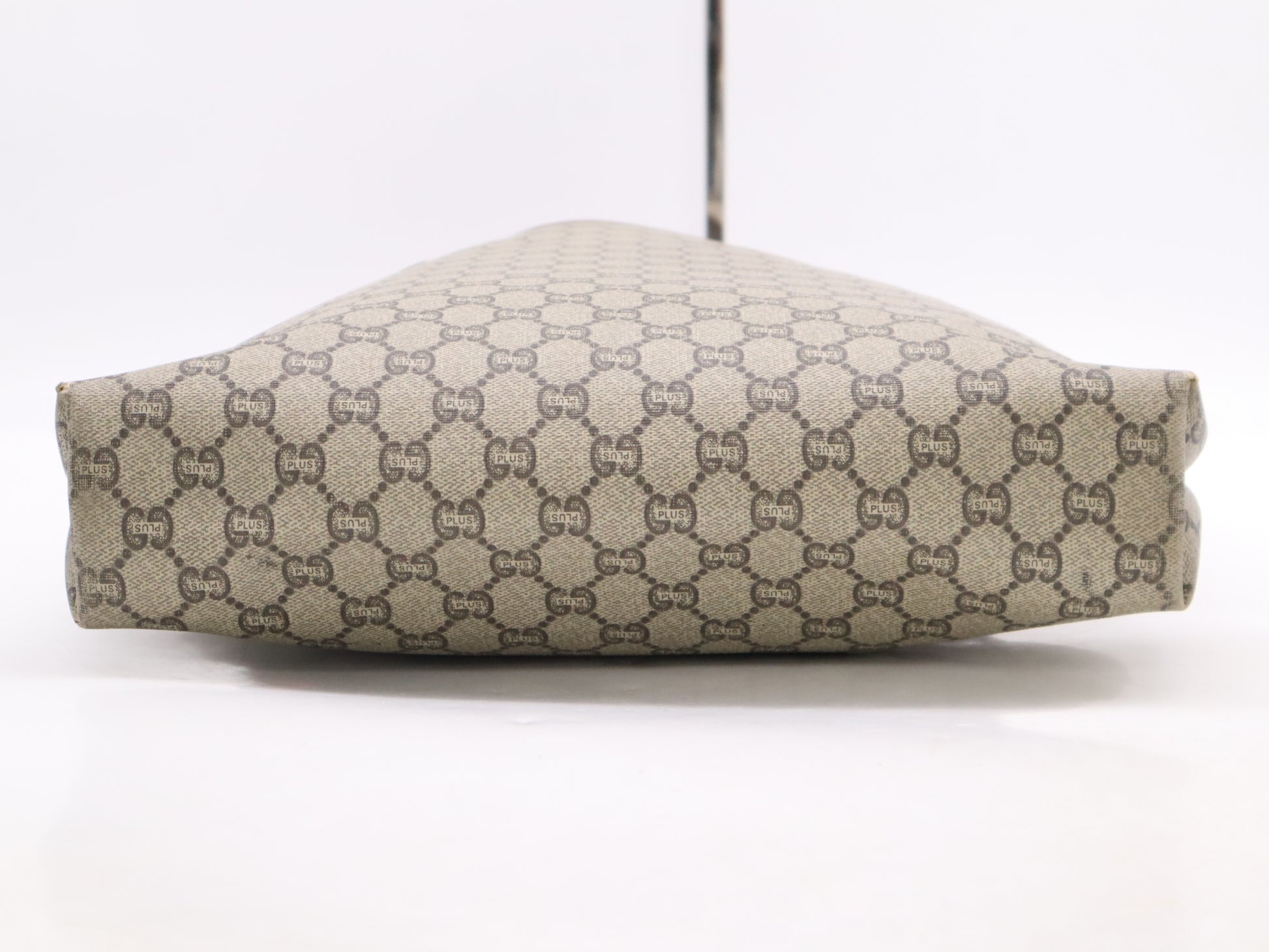 GUCCI GG Plus Sherry Line Tote Bag with Pouch