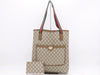 GUCCI GG Plus Sherry Line Tote Bag with Pouch