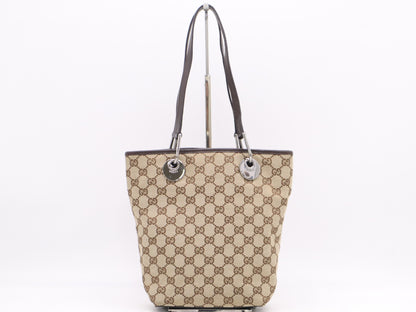 GUCCI GG Canvas 00 24 GG Canvas Handbag Handbag