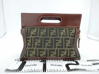 FENDI Zucca Brown Handbag