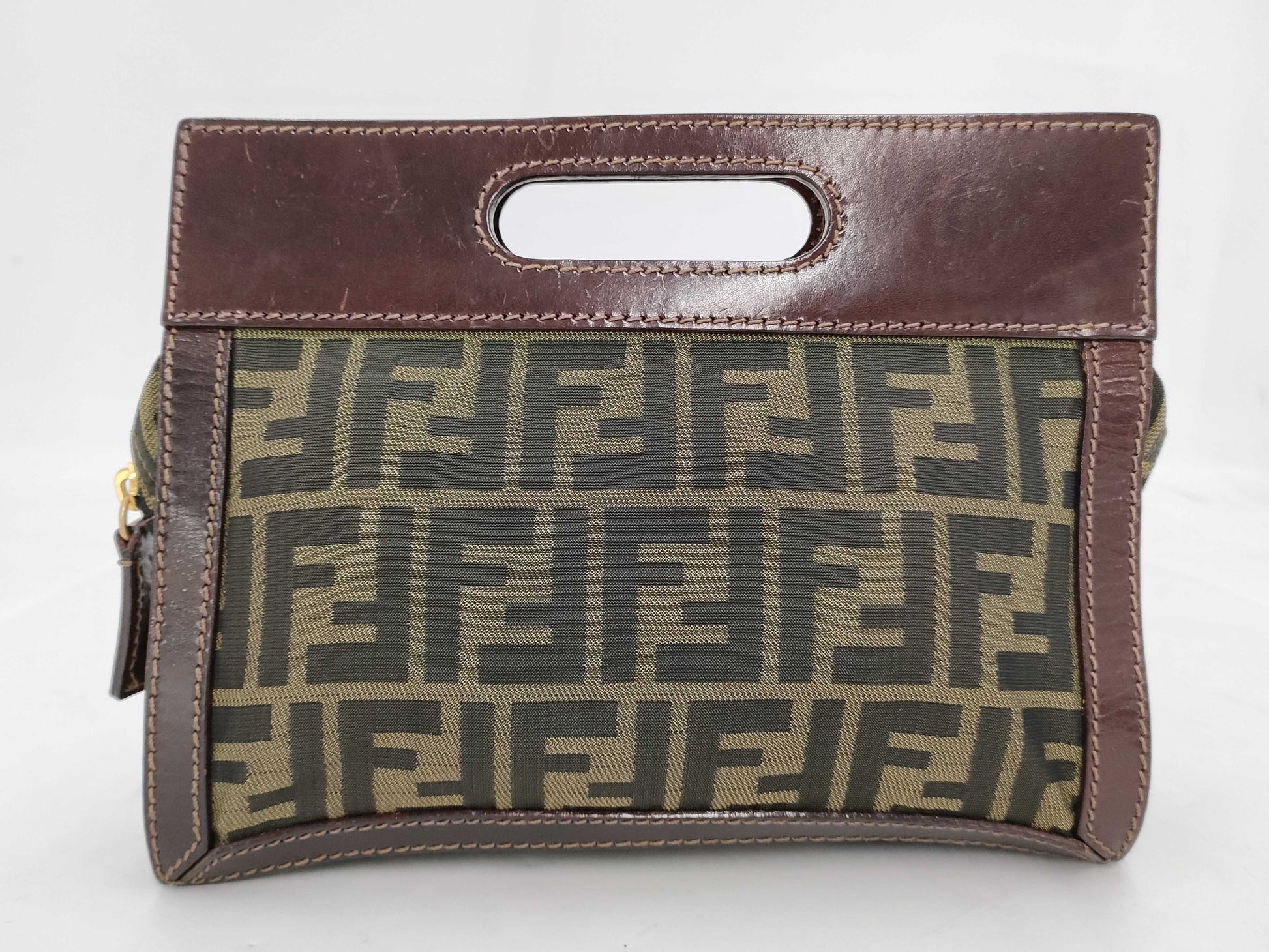 FENDI Zucca Brown Handbag